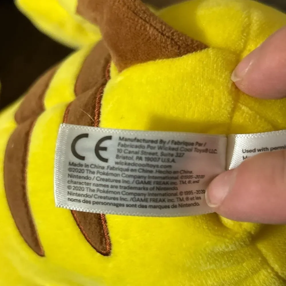 Pokémon WCT Pikachu Santa Christmas Plush Stuffed Toy